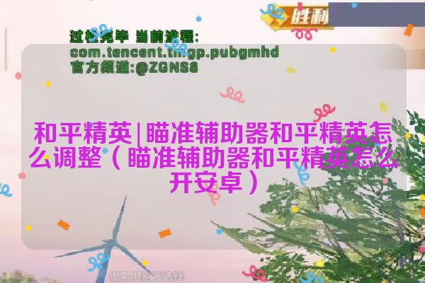 瞄准辅助器和平精英怎么调整（瞄准辅助器和平精英怎么开安卓）